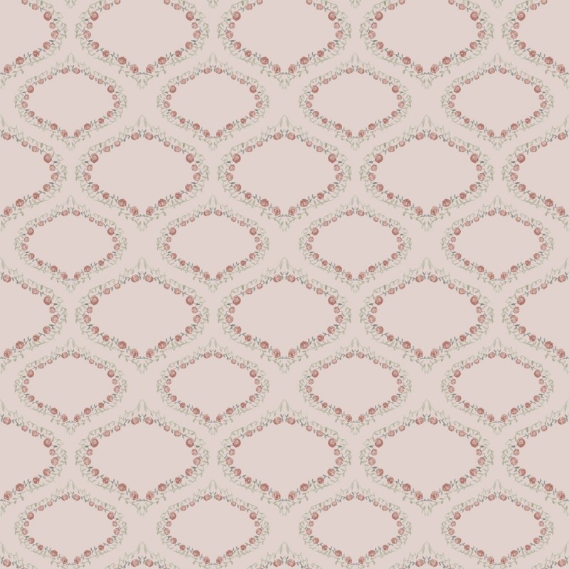 Bild på Ogee and Roses in Pink - 1033401-03